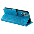 Etui z klapką do Oppo A17, Mandala, niebieskie