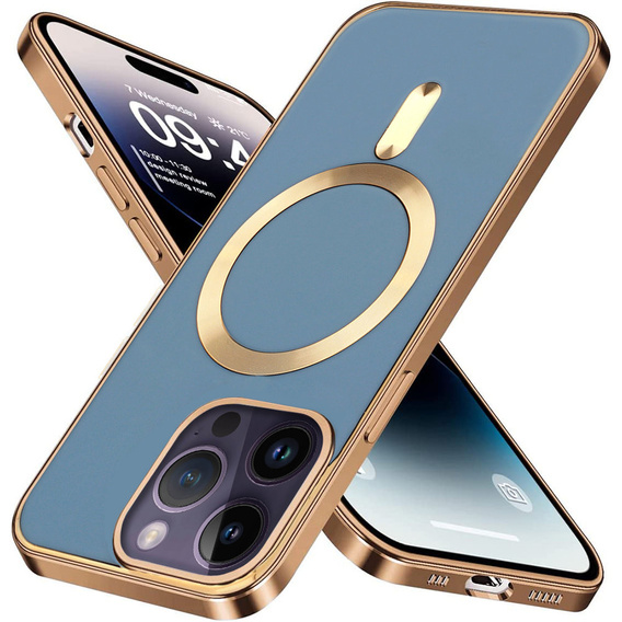 Etui Magnetyczne do Magsafe do iPhone 12 Pro Max, Niebieskie