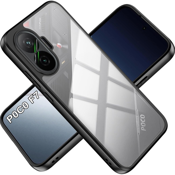 Etui do Xiaomi Poco F7, Fusion Hybrid, przezroczyste