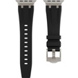Pasek Silikonowy do Apple Watch 1/2/3/4/5/6/7/8/9/10/11/SE Ultra 1/2/3 42/44/45/46/49mm, Czarny