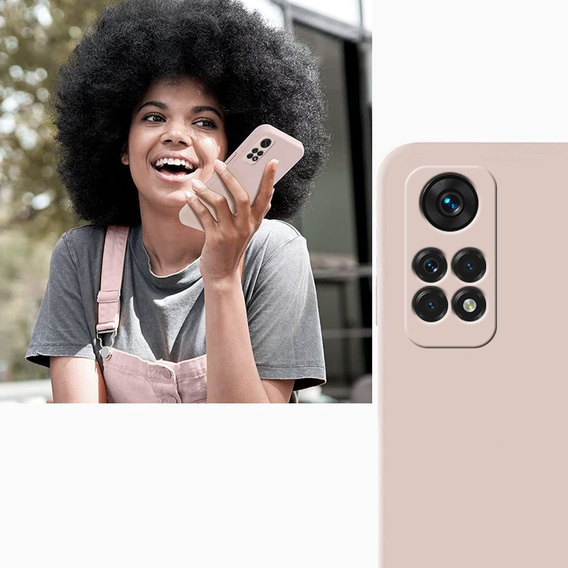 Etui do Xiaomi Redmi Note 11 Pro 4G, Silicone Lite, różowe