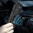 Etui pancerne do LG K50S, Nox Case Ring, czarne