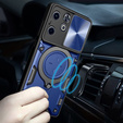 Etui pancerne do Infinix Hot 40i, CamShield Slide, niebieskie