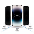 Szkło Hartowane Prywatyzujące do Samsung Galaxy A17 5G, Privacy Glass, czarne