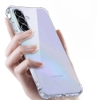 Etui do Samsung Galaxy A36 5G, Erbord Dropproof, przezroczyste + Szkło