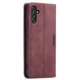 Etui do Samsung Galaxy A54, ERBORD Vintage portfel z klapką, czerwone