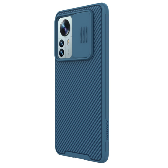 Etui NILLKIN do Xiaomi 12 Pro, CamShield Case, niebieskie