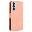 Etui z klapką do Samsung Galaxy M15 5G, Card Slot, różowe