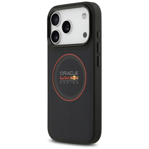 Etui RED BULL do iPhone 17 Pro, Meshed Red Ring, do MagSafe, granatowe