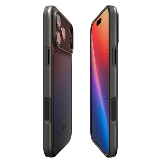 Etui Spigen do iPhone 17 Pro, Thin Fit Mag MagSafe, Gunmetal