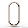 2w1 Etui + Szkło Hartowane do Xiaomi Smart Band 10 / 9 / 8, Różowe