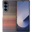 Etui do Samsung Galaxy Z Fold6 5G– magnetyczne z włókna aramidowego, pomarańczowe