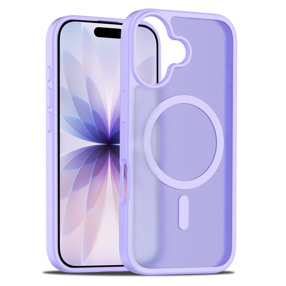 Etui do iPhone 17, Matt Case, do MagSafe, matowe fioletowe