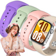 Pasek Silikonowy do Huawei Watch Fit 4 / 4 Pro / 3, Różowy, Beżowy, Fioletowy, Zielony