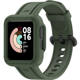 Pasek + Etui do Xiaomi Redmi Watch 2 Lite / Xiaomi Mi Watch Lite, Zielony