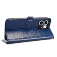 Etui z klapką do Oppo Reno 14 F / 14 FS, Wallet Rhombus, niebieskie