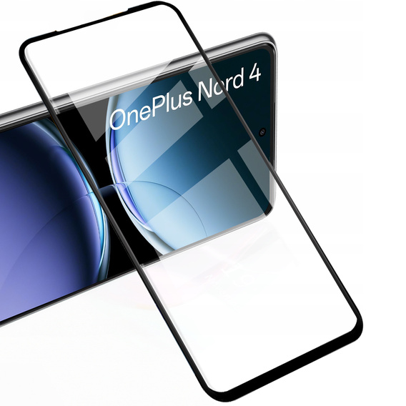 2x Szkło Hartowane do OnePlus Nord 4, ERBORD 3D pełne, szybka na cały ekran
