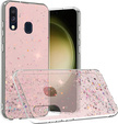 Etui do Samsung Galaxy A40, Glittery, różowe