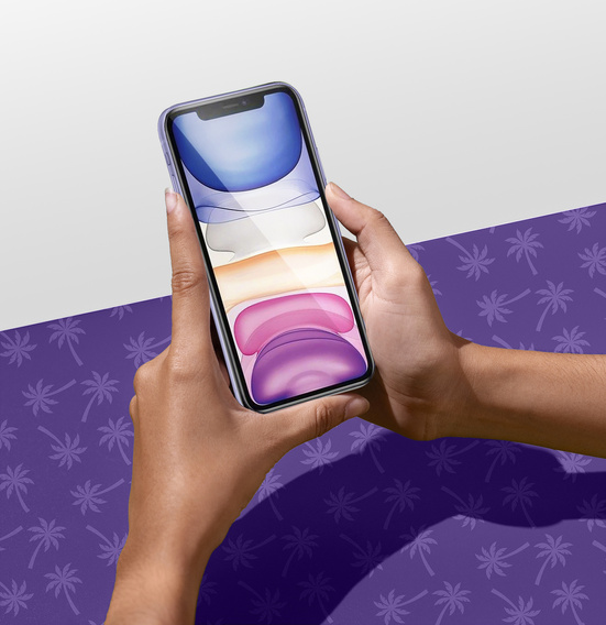 Szkło Hartowane Prywatyzujące Shy Palm do iPhone 11