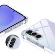 Etui do Samsung Galaxy A36 5G, Erbord Dropproof, przezroczyste + Szkło
