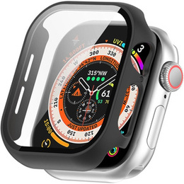2w1 Etui + Szkło Hartowane do Apple Watch 10/11 42MM, Czarne