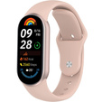2x Pasek Silikonowy do Xiaomi Smart Band 10 / 9 / 8, Czarny, Różowy