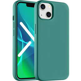 Etui do iPhone 14, Silicone Lite, zielone