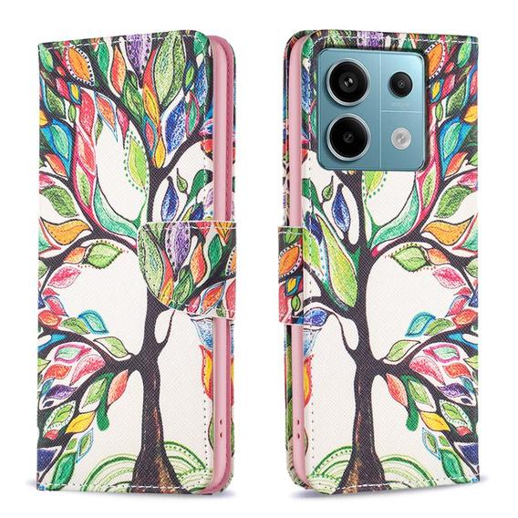 Etui z klapką do Xiaomi Redmi Note 13 Pro 5G, Wallet, Tree of Life