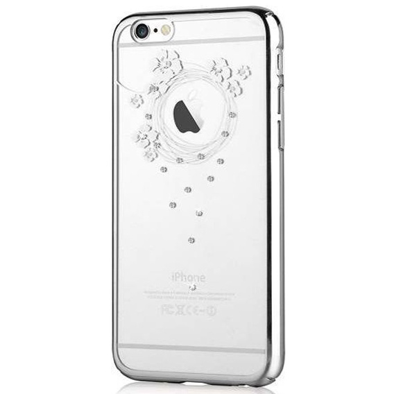 Etui DEVIA Garland Diamond With Swarovski Elements do iPhone 6/6S, srebrne