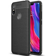 Czarne Etui Football Grain TPU Case Xiaomi Redmi Note 6 Pro