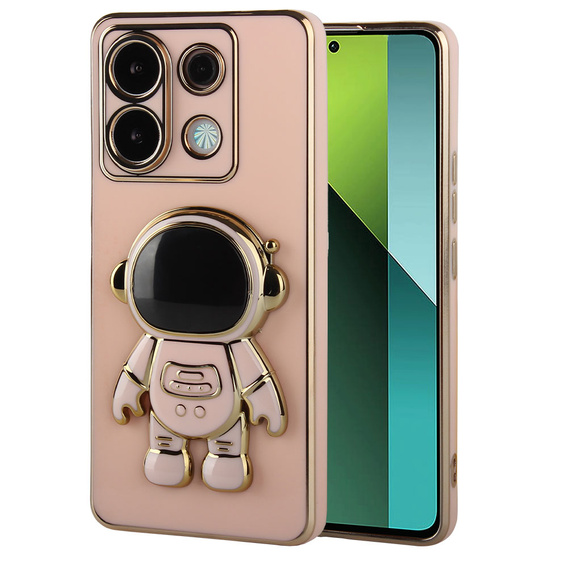 Etui do Xiaomi Redmi Note 13 Pro 5G, Astronaut, różowe + Szkło Hartowane 9H