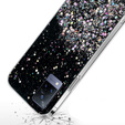 Etui do Vivo V21 5G, Glittery, czarne