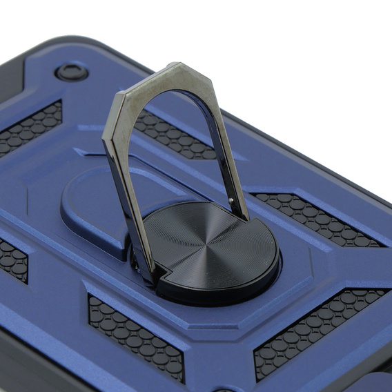 Etui pancerne do Oppo Reno 12 Pro, CamShield Slide, niebieskie