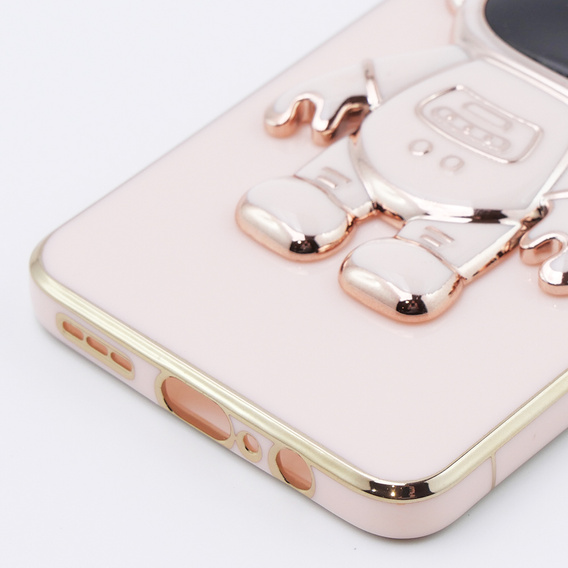 Etui do Motorola Moto G84 5G, Astronaut, różowe rose gold