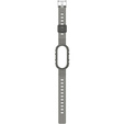 Pasek Silikonowy do Xiaomi Smart Band 10 / 9 / 8, Przezroczysty czarny