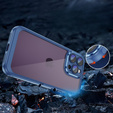 Etui do iPhone 15 Pro Max, ERBORD Impact Guard, niebieskie