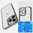 Etui SPIGEN do iPhone 14 Pro, Optik Crystal, Chrome Grey