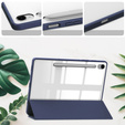 Etui do Samsung Galaxy Tab S9 FE / S10 FE, Smartcase Hybrid, z miejscem na rysik, granatowe