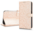 Etui z klapką do T Phone 3 5G, Wallet Rhombus, złote