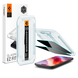 Spigen Glas.TR "EZ FIT" HD Szkło Hartowane prywatyzujące do iPhone Air (2 szt.)