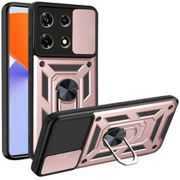 Etui pancerne do Infinix Note 30 Pro, CamShield Slide, różowe rose gold