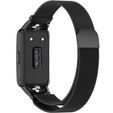 Bransoleta + Etui z Osłoną na ekran do Xiaomi Mi Band 7 Pro, Czarna