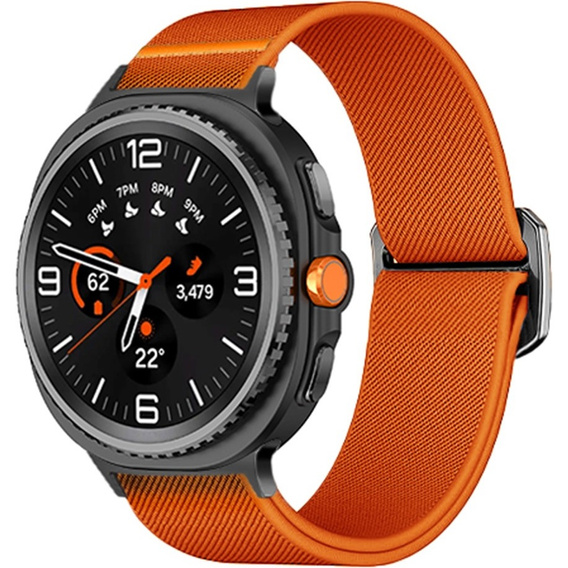 Pasek nylonowy do Samsung Galaxy Watch 8 / 8 Classic, Pomarańczowy