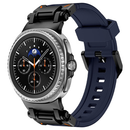 Pasek Silikonowy do Samsung Galaxy Watch 8 / 8 Classic, Granatowy