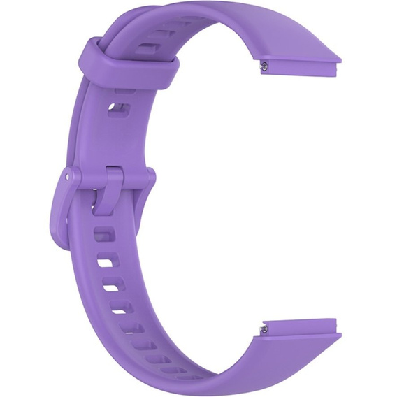 Pasek Silikonowy do Huawei Band 7, Fioletowy