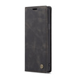 Etui CASEME do Samsung Galaxy S8 Plus, Leather Wallet Case, czarne