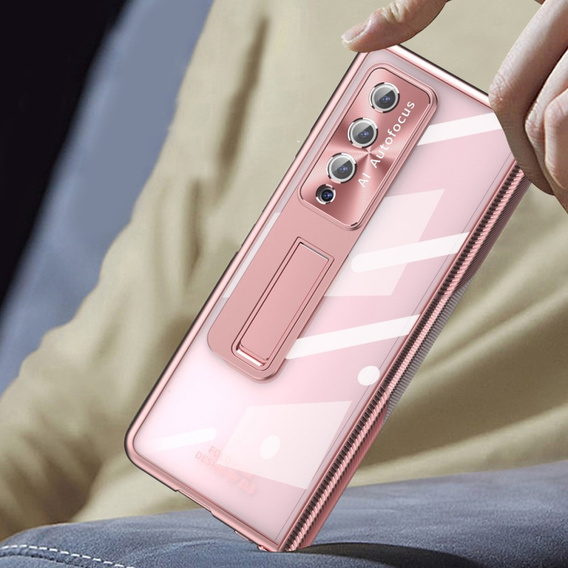 Etui Multi-Function do Samsung Galaxy Z Fold 4 5G, Różowe Rose Gold