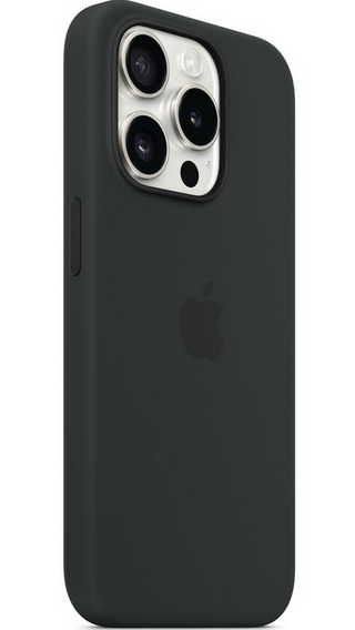 Oryginalne Etui Apple Silicone Case MagSafe do iPhone 15 Pro, Black MT1A3ZM/A (otwarte opakowanie)