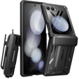 Etui do Samsung Galaxy Z Flip7 FE / Z Flip6, Tongate MECH Series, czarne
