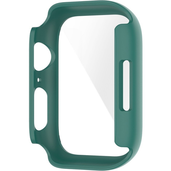 2w1 Etui + Szkło Hartowane do Apple Watch 7/8/9 45MM, Zielone